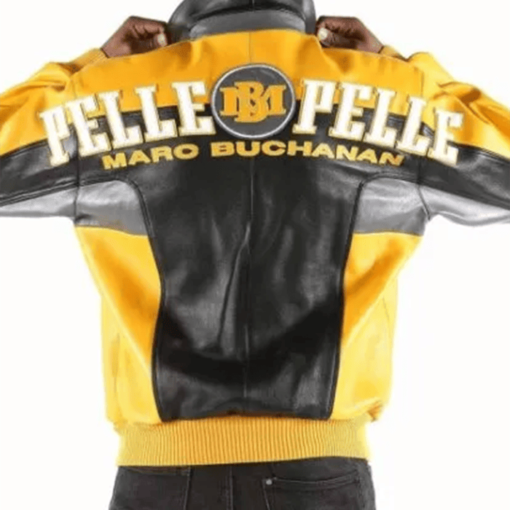 Pelle Pelle Marc Buchanan Soda Club Yellow Jacket