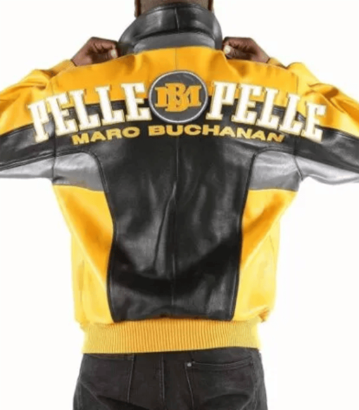 Pelle Pelle Marc Buchanan Soda Club Yellow Jacket