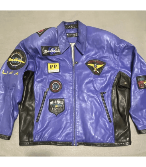 Pelle Pelle Marc Buchanan Vintage Soft Leather Bomber Jacket