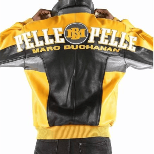 Pelle Pelle Marc Buchanan Yellow Leather Jacket