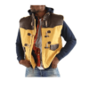 Pelle Pelle Mb Leather Trimmed Vest