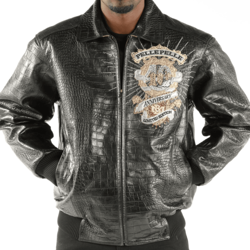Pelle Pelle 40th Anniversary Black Leather Jacket