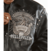 Pelle Pelle Men’s Grandmaster 1978 Black Plush Leather Jacket