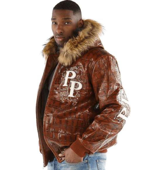 Pelle Pelle Mens Fur Hood Jacket