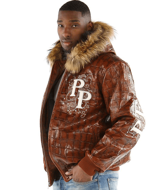 Pelle Pelle Mens Fur Hood Jacket - PellePelle