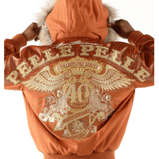 Pelle Pelle Men’s 40th Anniversary Brown Jacket