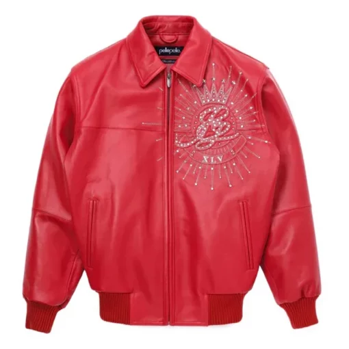 Pelle Pelle Men's American Legend 45 Anniversary Edition Red Leather Jacket
