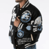 Pelle Pelle Men’s American Legend Black Varsity Jacket
