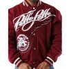 Pelle Pelle Men's American Legend Maroon Varsity Jacket