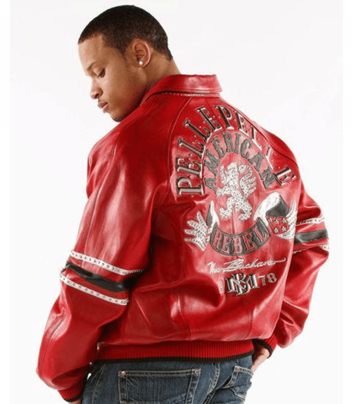 Pelle Pelle Men’s American Rebel Red Leather Jacket