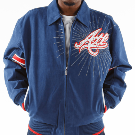 Pelle Pelle Men’s And Women’s Atlanta Tribute Blue Jacket