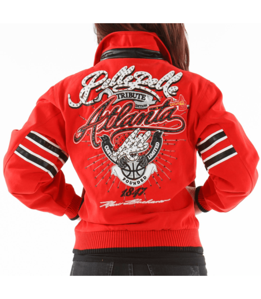 Pelle Pelle Women’s Atlanta Tribute Red Jacket