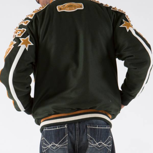 Alternative view of Pelle Pelle Anniversary Edition Varsity Forest Jacket
