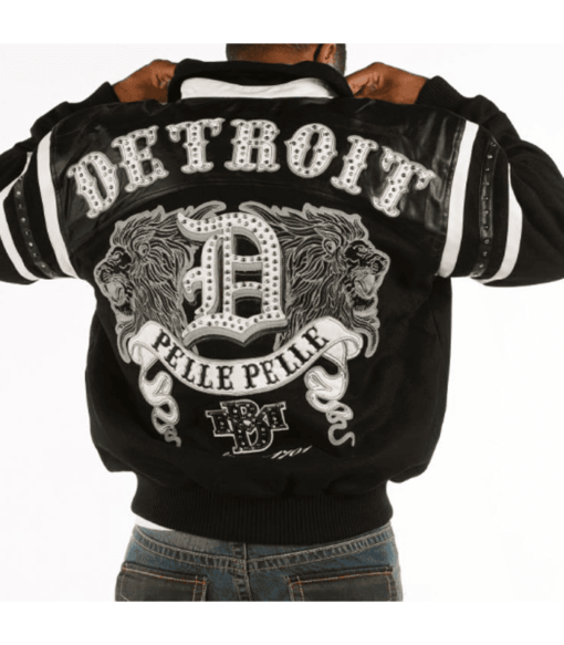 Pelle Pelle Mens Black Detroit Jacket
