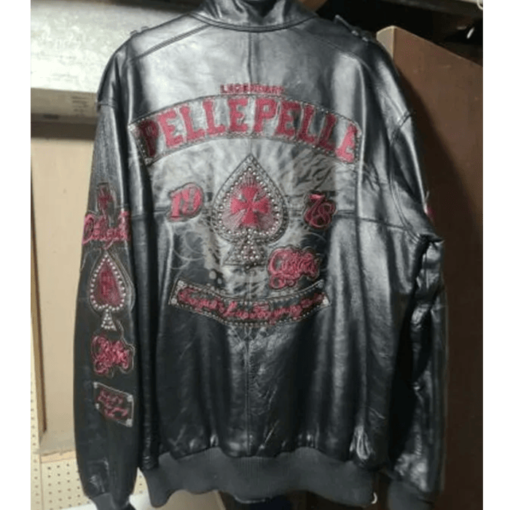 Pelle Pelle Mens Black MB Leather Jacket