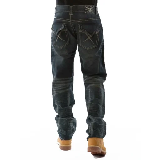 Pelle Pelle Men's Black Jeans Pent