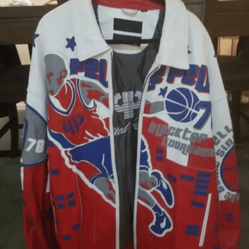 Pelle Pelle Mens Black Top Tournament Leather Jacket