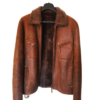 Pelle Pelle Mens Brown Pea Coat
