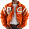 Pelle Pelle Cleveland Tribute Orange Jacket