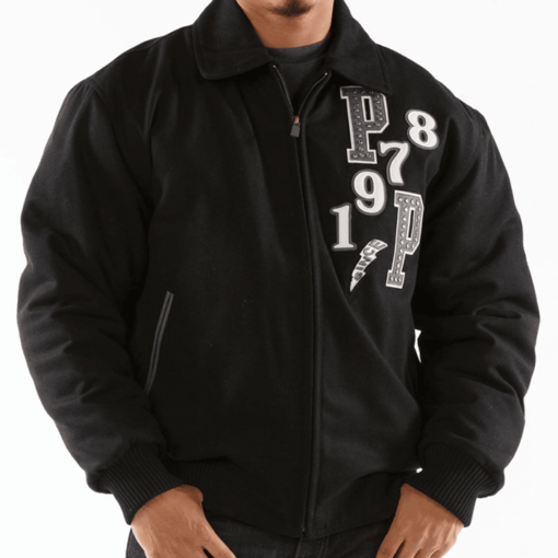 Pelle Pelle Men’s Come Out Fighting Tiger Black Jacket