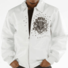 Pelle Pelle Crest Leather White Jacket