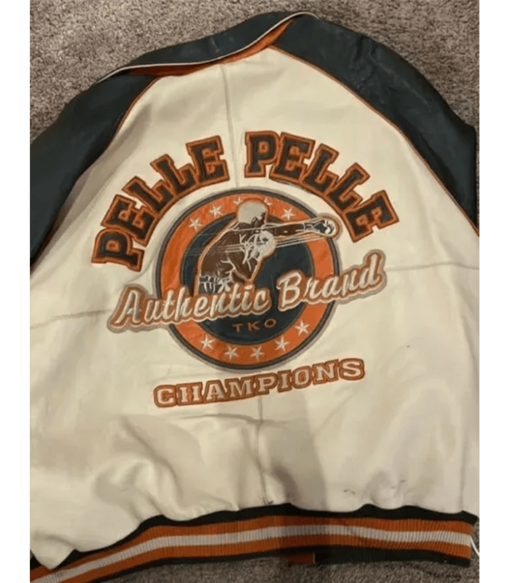 Pelle Pelle Mens Gray & Cream Jacket
