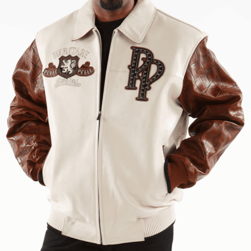 Pelle Pelle Men’s Heritage Soda Club Brown Leather Jacket
