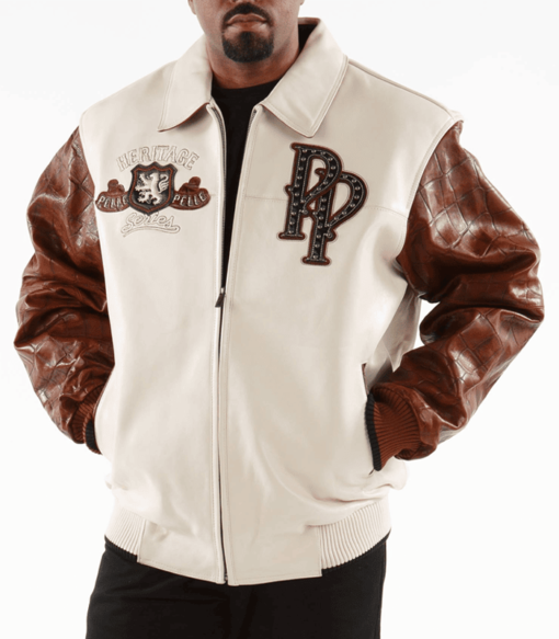 Pelle Pelle Men’s Heritage Soda Club Brown Leather Jacket