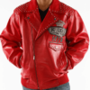 Pelle Pelle Lethal Red Leather Jacket
