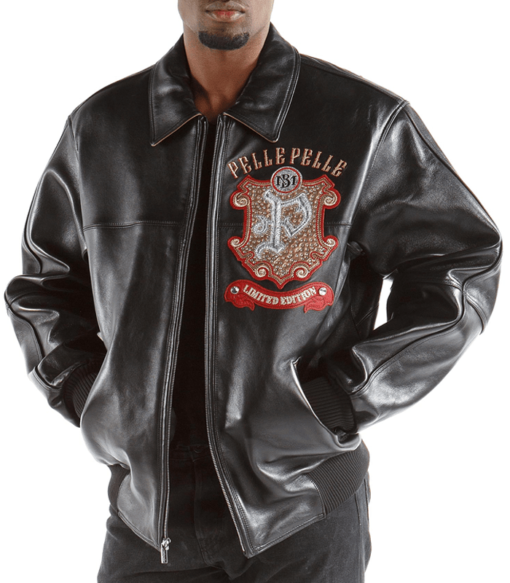 Pelle Pelle Limited Edition Black Leather Jacket