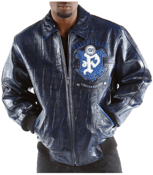 Pelle Pelle Limited Edition Blue Leather Jacket