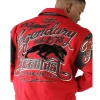 Pelle Pelle Men's MB Legendary Steadfast Panther Red Wool Jacket