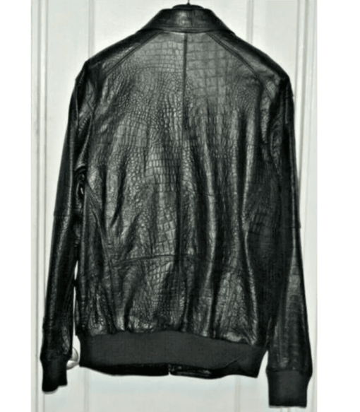Pelle Pelle Mens Marc Buchanan Alligator Leather Jacket
