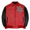 Pelle Pelle Men’s Marc Buchanan Red World Famous Studded Leather Jacket