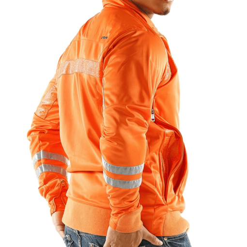 Pelle Pelle Men’s Orange Track Jacket