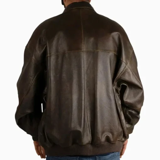 Pelle Pelle Men's Sanded Antique Brown Genuine Leather Jacket