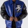 Pelle Pelle Soda Club Sportster Blue Leather Jacket