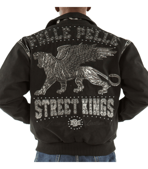 Pelle Pelle Men’s Street Kings Black Jacket