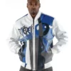 Pelle Pelle Mens White Picasso Leather Jacket
