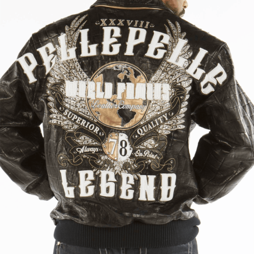 Pelle Pelle Men’s World Famous Legend Black Leather Jacket