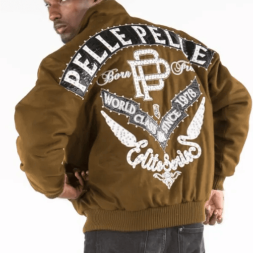Pelle Pelle Mens Elite Series Brown Jacket