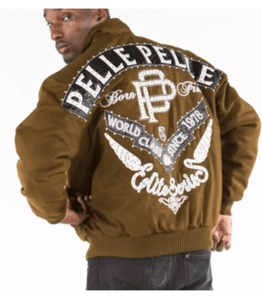 Pelle Pelle Mens Elite Series Brown Jacket