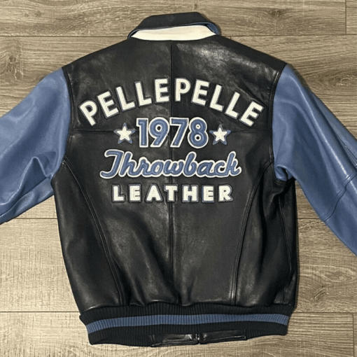 Pelle Pelle Navy Blue 1978 Throwback Leather Jacket