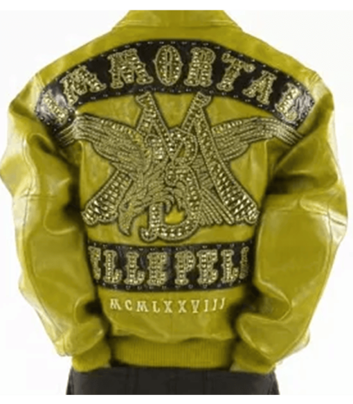 Pelle Pelle Olive Immortal Studded Leather Jacket