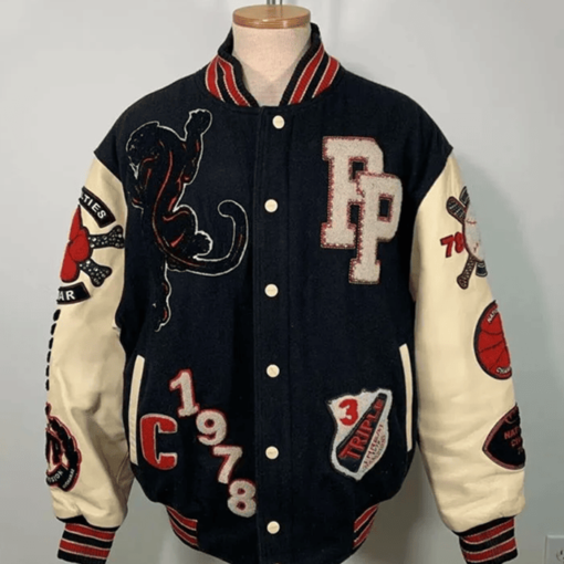Pelle Pelle Panther Vintage 1978 Varsity Jacket
