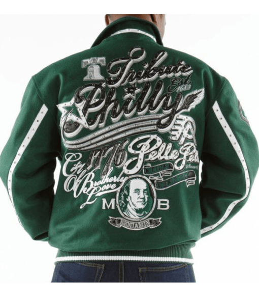 Pelle Pelle Philadelphia Tribute Green Jacket