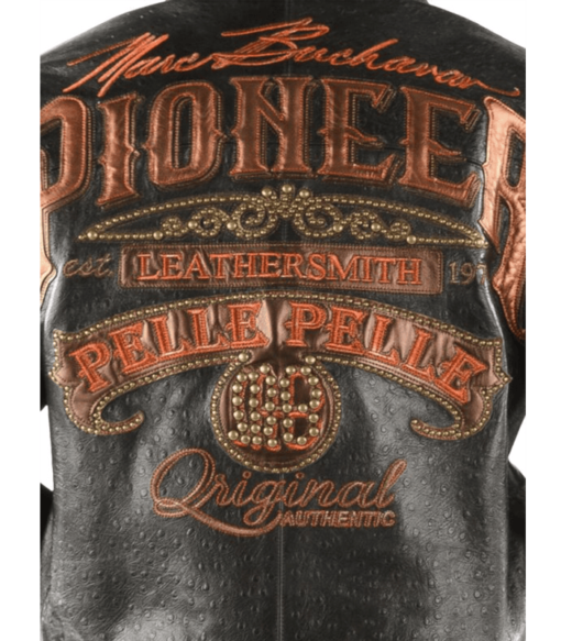 Pelle Pelle Men’s Pioneer Black Leather Jacket