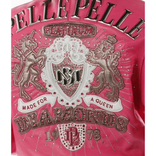 Pelle Pelle Platinum and Diamonds 1978 Women Leather Jacket