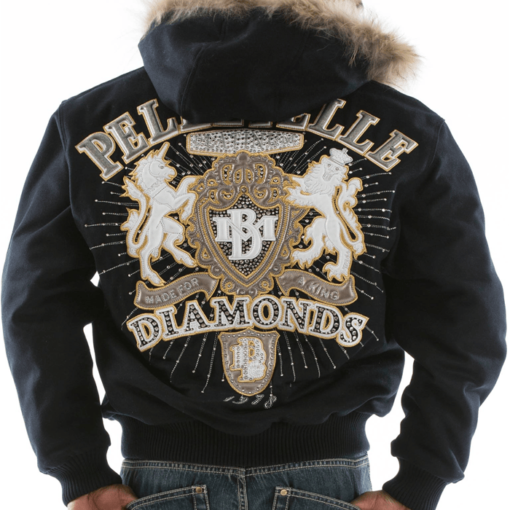 Pelle Pelle Platinum & Diamonds Black Jacket