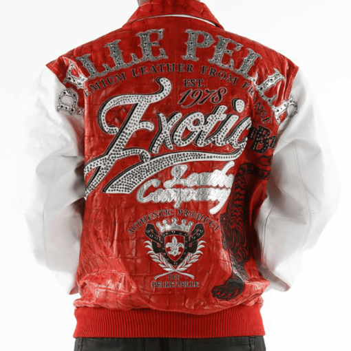 Pelle Pelle Premium Leather Est 1978 Exotic Red and Orange Jacket